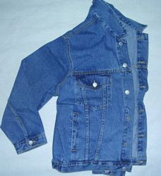 BLOUSON JEANS COUPE WESTERN - PARKAS - BLOUSONS -VESTES - STOCK AMERICAIN