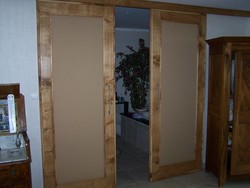  dos des portes coulissantes 