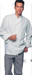 VESTE DE CUISINE Manches Longues Blanche - VETEMENTS ET CHAUSSURES  PROFESSIONNEL - STOCK AMERICAIN