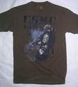 TEE SHIRT IMPRIME SERIGRAPHIE USMC