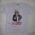 TEE SHIRT SERIGRAPHIE UNCLE SAM