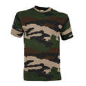 TEE SHIRT CAMOUFLAGE CE - EQUIPEMENT ARMEE FRANCAISE - STOCK AMERICAIN