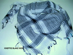 KEFFIEH SHEMAGH FOULARD PALESTINIEN CHECHE - FOULARDS- ECHARPES-BANDANAS-ZANDANAS... - STOCK AMERICAIN