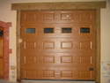PORTE GARAGE SECTIONNELLE TEINTE BOIS - AUTOMATISE