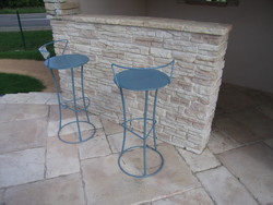 TABOURET DE BAR - MOBILIER DE JARDIN - PERRET PAYSAGE