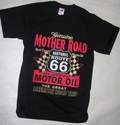 TEE SHIRT SERIGRAPHIE Route 66
