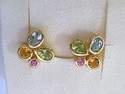 Boucles d'oreilles pierres fines