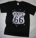 TEE SHIRT SERIGRAPHIE Route 66