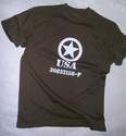 TEE SHIRT SERIGRAPHIE USA