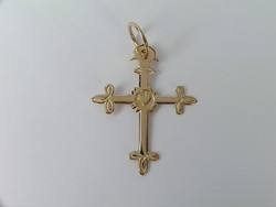 CROIX TRADITIONNELLE DE SAVOIE OU JEANNETTE COEUR - BIJOUTERIE DELAVEST          