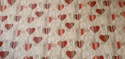 NAPPE EN TISSU ENDUIT DECOR COEUR - Boutique Ct Campagne