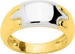 CHEVALIERE HOMME OR JAUNE 750/000 - BIJOUTERIE DELAVEST          