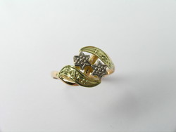 BAGUE TRADITIONNELLE DE SAVOIE EDELWEISS OR ROSE 750/000 - BIJOUTERIE DELAVEST          