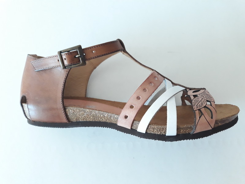 sandale talon fermé