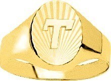 CHEVALIERE FEMME 750/000 OR JAUNE - BIJOUTERIE DELAVEST          