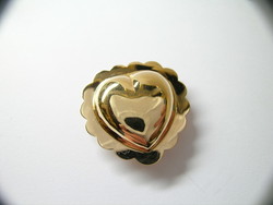 COEUR TRADITIONNEL DE SAVOIE LISSE COLLERETTE FESTONNEE 18K - BIJOUTERIE DELAVEST          