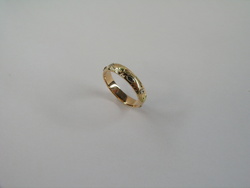 ALLIANCE DE SAVOIE BOMBEE OR ROSE 18K - BIJOUTERIE DELAVEST          