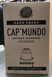 CAP'MUNDO DARK EBENE - LA BRULERIE DU SENAT : cafés, thés, machines automatiques à grains Jura