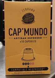 CAP'MUNDO ZEBRANO - LA BRULERIE DU SENAT : cafés, thés, machines automatiques à grains Jura