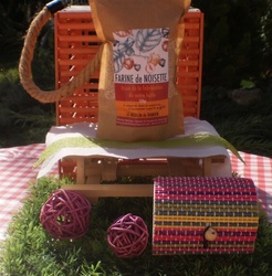Farine de noisette moulin de Damien 150 gr Isre - FLORISIM