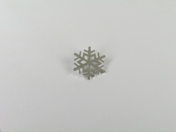 FLOCON DE NEIGE EN OR BLANC 18 CARATS - BIJOUTERIE DELAVEST          