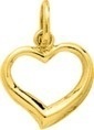 COEUR AJOURE TOUT OR JAUNE 18K - BIJOUTERIE DELAVEST          