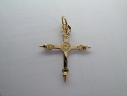 CROIX TRADITIONNELLE DE SAVOIE OU JEANNETTE 18K - BIJOUTERIE DELAVEST          
