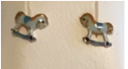 CHEVAL A BASCULE OR JAUNE 18K - BIJOUTERIE DELAVEST          
