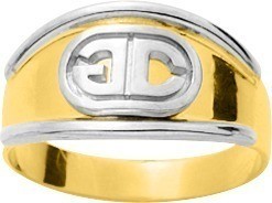 CHEVALIERE HOMME OR JAUNE 750/000 - BIJOUTERIE DELAVEST          