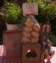 Macaron chocolat - orange bio 150 gr Haute savoie - FLORISIM