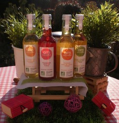 3 infusions et eaux ptillabts bio 25 cl Drome Alain Milliat - FLORISIM