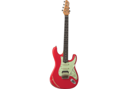 Guitare EKO GEE AIRE-RELIC RED - La Maison de la Musique