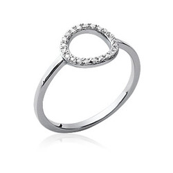 BAGUE ARGENT 925 RHODIE OZ - L'ANNEAU D'OR