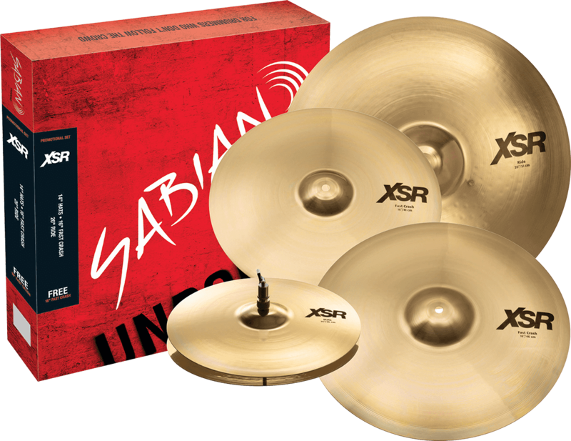 Cymbales SABIAN Pack XSR - Série XSR - La Maison de la Musique - Voir en grand