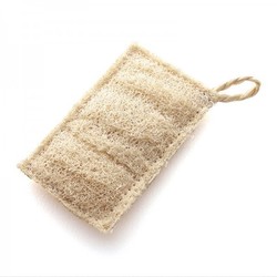 ponges en Loofah naturel - Savonnerie " d'ici et d'ailleurs"
