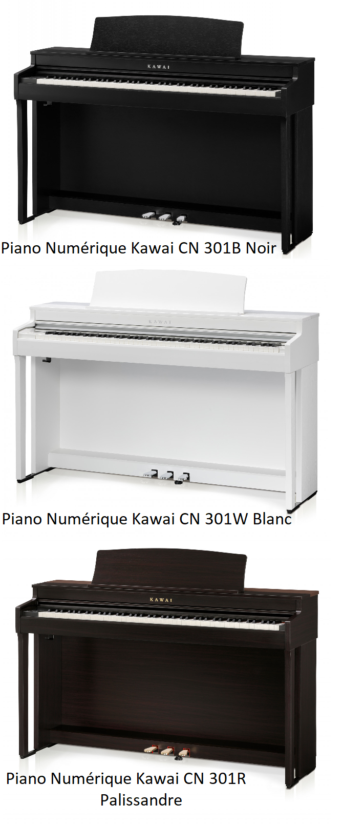Piano Numérique Kawai CN 301. - Voir en grand