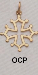 Croix Occitane ajourée Or jaune 750ml modèle OCP - BIJOUTERIE STOERI - Les Nouveaux Bijoutiers