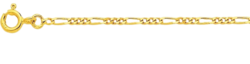 Chaine maille Cheval-Alternée Or Jaune 750ml modèle CG528.17 - BIJOUTERIE STOERI - Les Nouveaux Bijoutiers