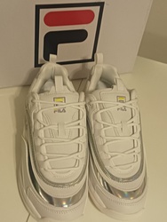 Chaussures sneakers Fila Disruptor Blanc Argent - RCH