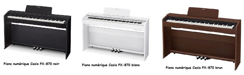 Piano numérique Casio PX-870. - Voir en grand