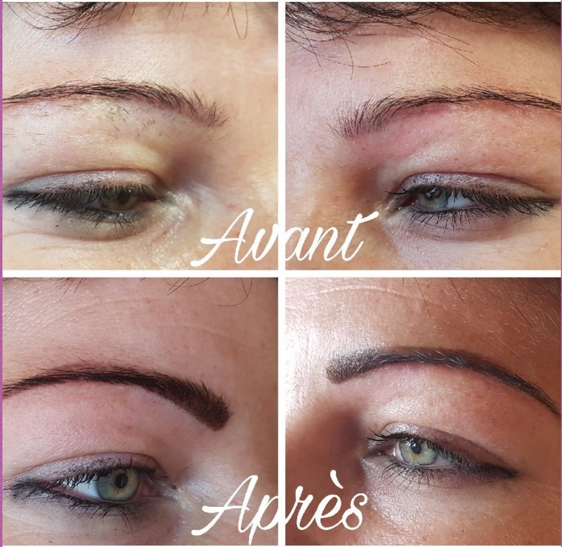 Restructuration des sourcils au hénné YUNA BEAUTÉ