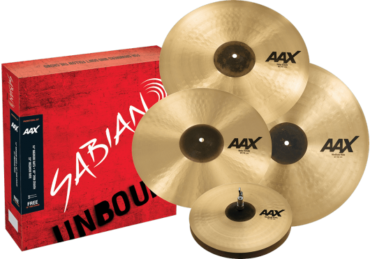 Pack cymbales AAX 25005XCP - Voir en grand