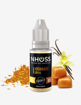 liquide cigarette électronique Nhoss Classic 10ml (10+1) - Tabac de la tour