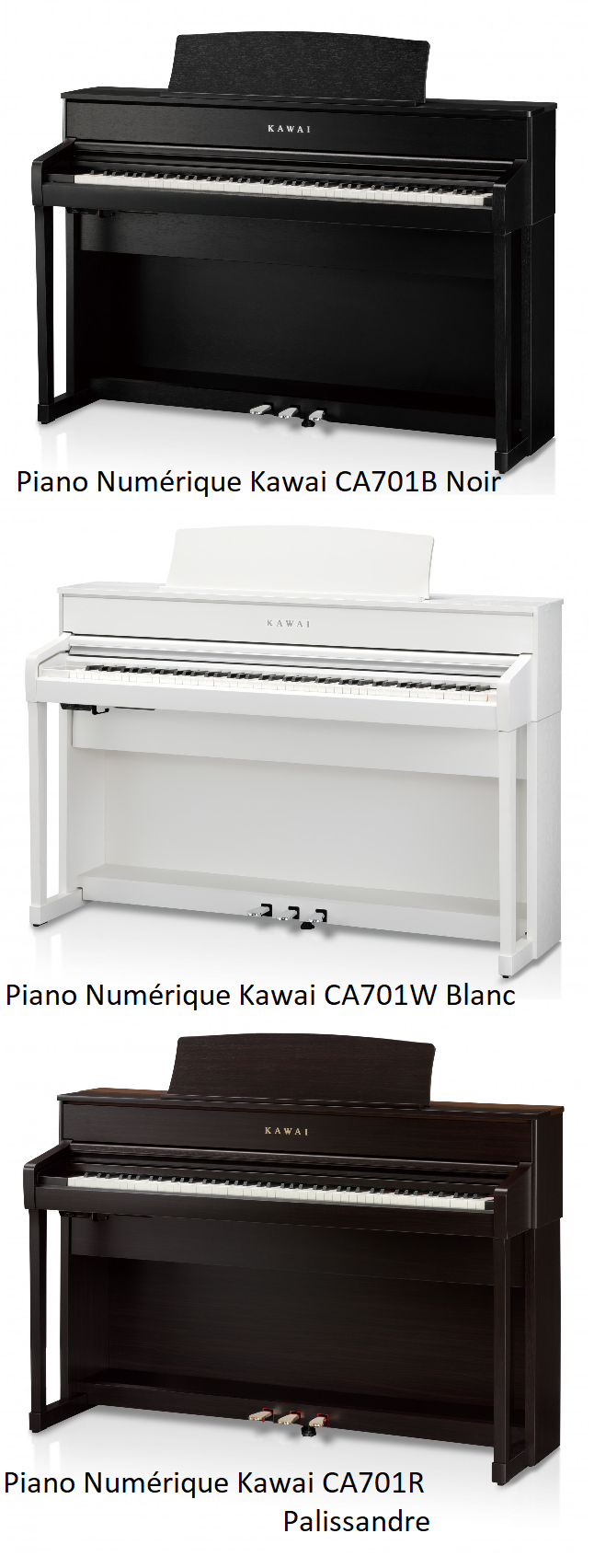 Piano Numérique Kawai CA701 - Voir en grand