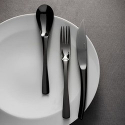 "XY BLACK MIROIR" MENAGERE 24 P - DEGRENNE - GALLAZZINI - Arts de la table et de la Cuisine