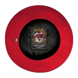 Bérêt Laulhère modèle L'AUTHENTIQUE rouge passion - Le Gantelet du Roy