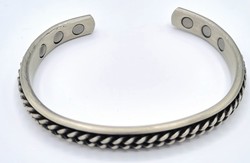  bracelet magnétique MJ 1069 RELIEF COLORIS IONIC PLATED - ALPHA BIEN ETRE