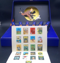 Lot B28 Coffret: L'intgrale de la srie Tintin - RECYCLERIE DU PAYS DE BRAY
