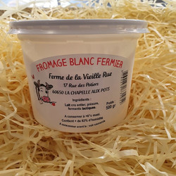 Fromage blanc nature - FERME DE LA VIEILLE RUE