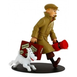 Tintin et Milou "ils arrivent" - LE BALDAQUIN